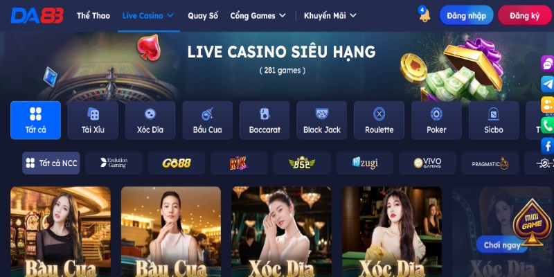 Casino DA88 và những thông tin bạn đã biết