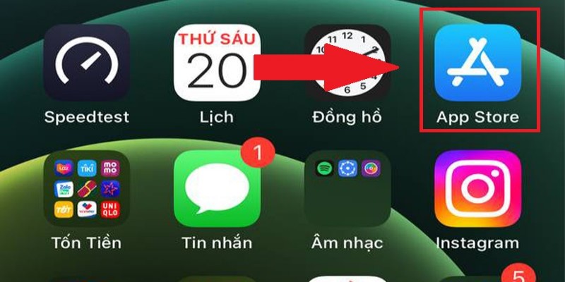 Cách tải app trên hệ điều hành iOS